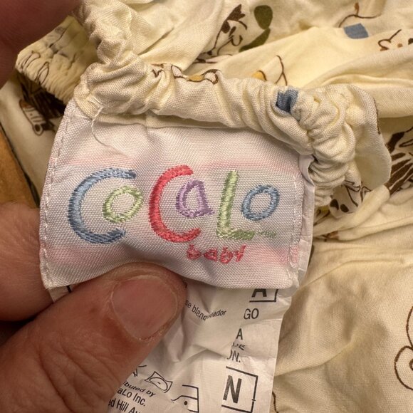 Cocalo Baby Azania Crib Sheet Set 2 pc Safari Animals 100% Cotton Giraffe Zebra - Picture 11 of 13